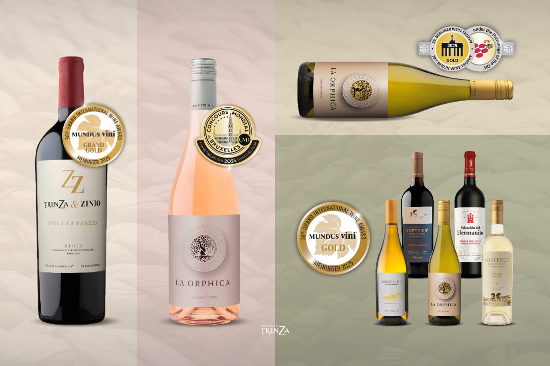 Bodegas Trenza wines with Grand Gold medals from Mundus Vini and Concurso Mundial Brussel
